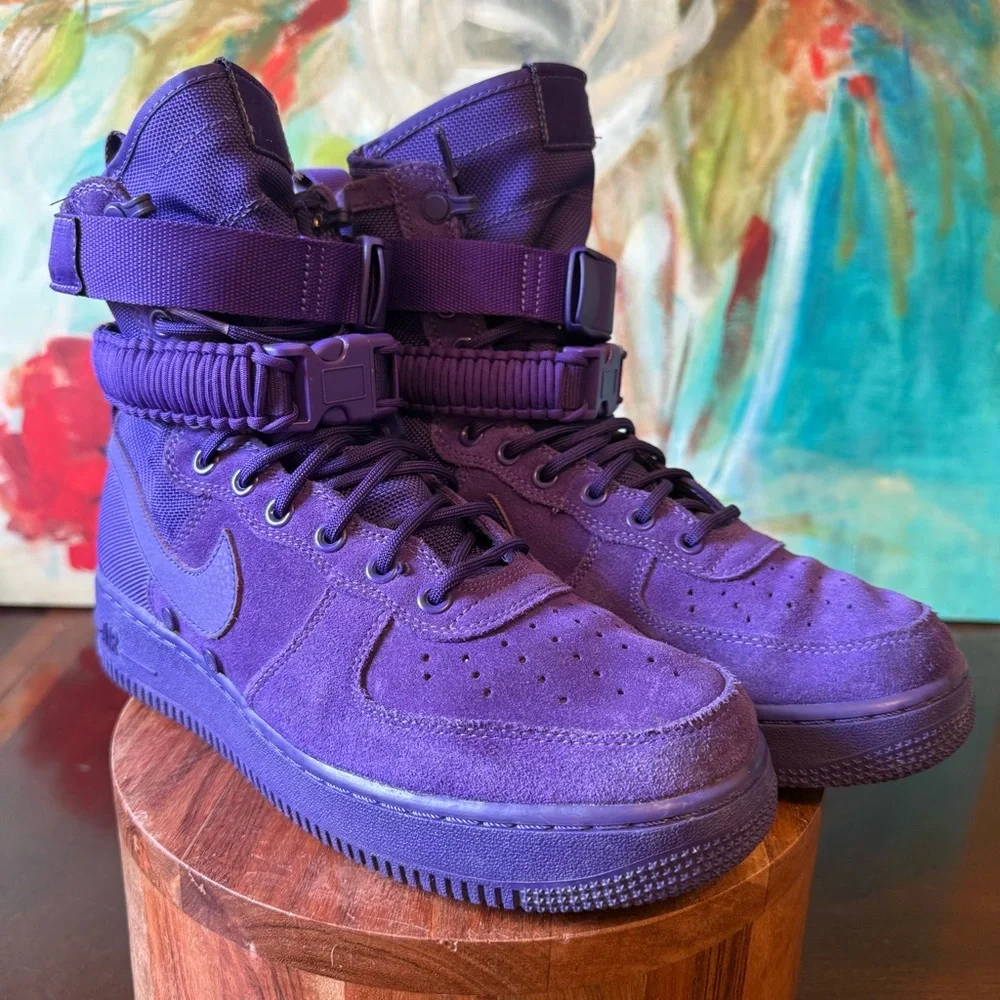 Nike SF Air Force 1 High Court Purple 864024-500 Men's Shoes Size 8.5